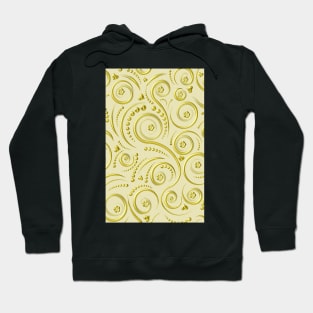 Gold swirls Hoodie